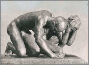 Die Niedergebeugten, 1946, Bronze