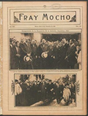 Inauguración de la Exposición de la Industria Argentina 1924