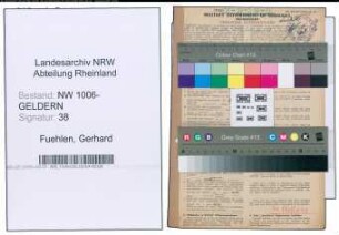 Entnazifizierung Gerhard Fuehlen , geb. 22.05.1907 (Schlosser)
