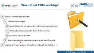 Datenmanagement in der Chemie - Grundlagen