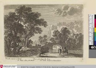 [Landschaft mit Brücke]