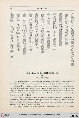 9: Une plaque hittite inédite