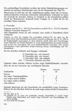 6. Vorstrafen