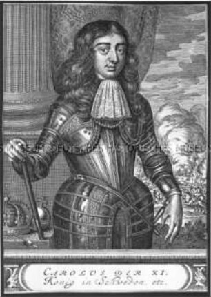 Porträt Karl XI. - König von Schweden (1660-1697)