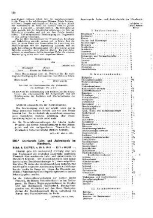 Anerkannte Lehr- und Anlernberufe im Handwerk : [Erziehung] ; [Für das Reich] ; [Amtliche Erlasse] ; [Amtlicher Teil]
