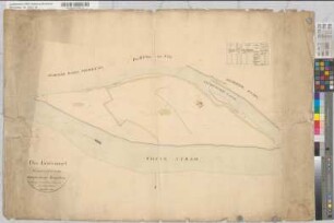 Die Grafeninsel. Domänengut in der Bürgermeisterei Ringenberg [Gem. Flüren. Mit Liste der Parzellen und Angabe ihrer Größe]. Ausgezogen aus der Katasterkarte durch den Lieutenant Bartsch