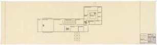 Hochschulbibliothek, Karlsruhe Neubau: Vorentwurf 7. Grundriss OG, 1:200