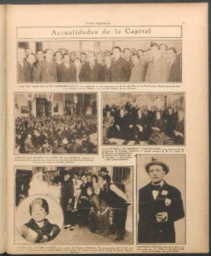 Actualidades de la capital [Fotografías]