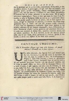 Capitolo undecimo