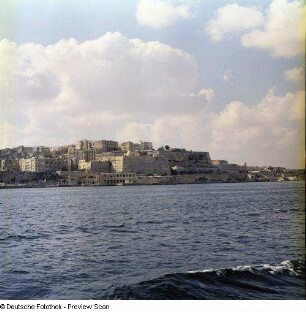 Fort Manoel : Ansicht mit Fort Manoel (1726)