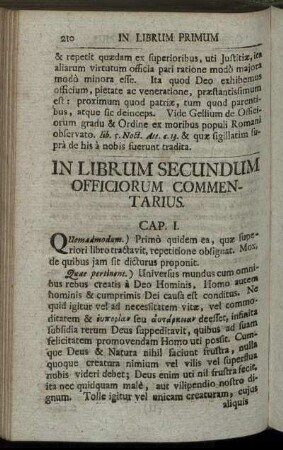 In Librum Secundum Officiorum Commentarius.