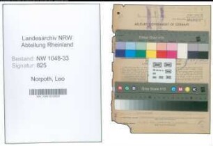 Entnazifizierung Leo Norpoth , geb. 14.04.1901 (Dozent)