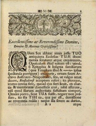 Raymundi Duellii, Can. Reg. S. Aug. Sand-Hippolytensis, De Fundatione Templi Cathedralis Austriaco-Neapolitani (vulgo zu Wiennerisch-Neustatt) Dissertatio : Ad ... Dominum Joannem Mauritium Gustavum, Cathedralis Ecclesiae Austriaco-Neapolitanae hucusque Episcopum Dignissimum ... Accedunt Epitaphia quaedam antiquiora in eodem templo & Caemiterio extantia cum aliquot Familiarum Nobilium Insignibus