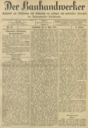 13. April 1895, Nr. 15