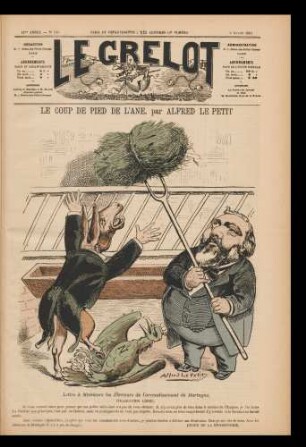 Le coup de pied de l'ane, par Alfred Le Petit