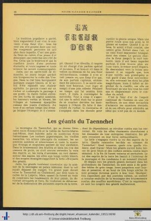La Fleur d'Or.