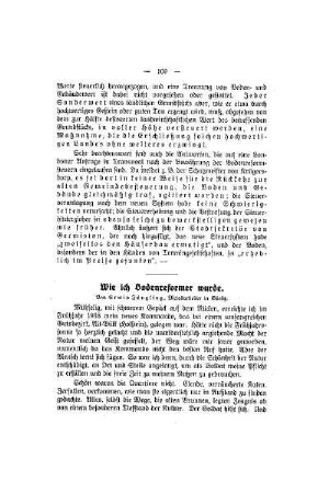 Wie ich Bodenreformer wurde