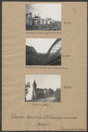 Maasbrücke bei Namur vor der Wiedererhebung