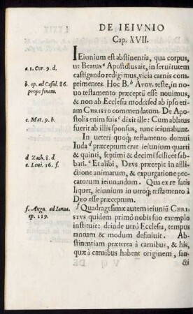 De Ieiunio Cap. XVII.
