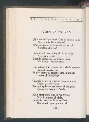 Volver p'atrás