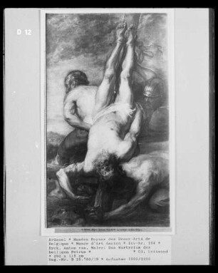 Das Martyrium des heiligen Petrus