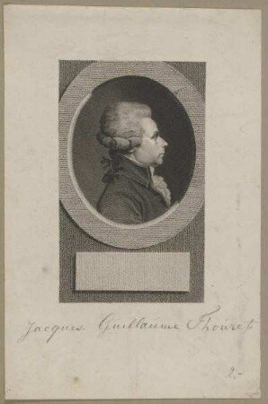 Bildnis des Jacques Guillaume Thouret