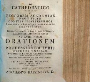 De cathedratico