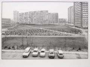 Serie aus der Dokumentation "Berlin-Marzahn III, 1981-1990" - An der Otto-Buchwitz-Str
