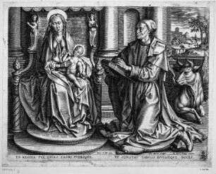 Heiliger Lukas, die Madonna zeichnend