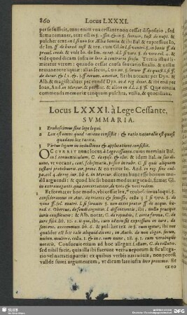 Locus LXXXI. à Lege Cessante
