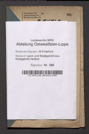 Erblasser: Döring, Caspar Heinrich, geb. Clausmeyer; Erblasser: Döring, Marie Louise, geb. Döring: