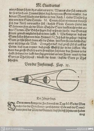Von der Finsternuß. Cap. 15.