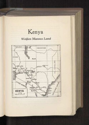 Kenya Weißen Mannes Land