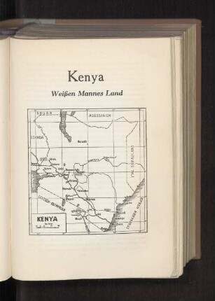 Kenya Weißen Mannes Land