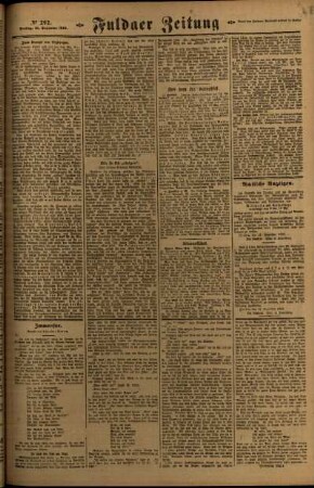 Zweite Ausgabe vom Freitag, den 19. Dezember 1919.