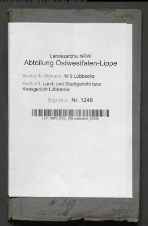 Erblasser: Schumacher, Catharine Maria Elisabeth: