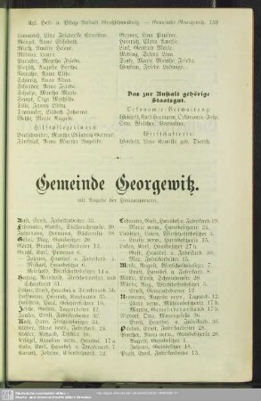 Gemeinde Georgewitz
