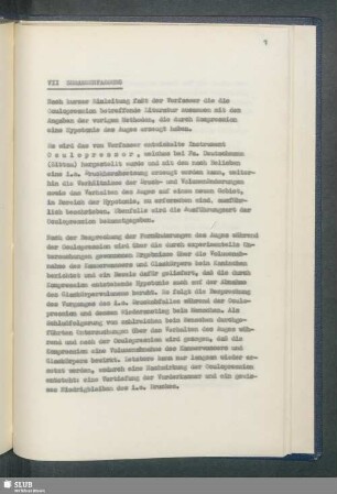 VII. Zusammenfassung