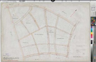 Recklinghausen, Stadt und Ksp. (Recklinghausen), Zusammenlegung Recklinghausen, Urkarte II Recklinghausen Stadt Flur 6, Flur 7