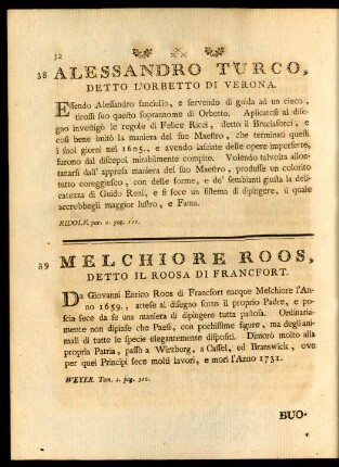 Alessandro Turco, Detto L'Orbetto Di Verona