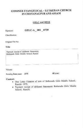 Bethesada Girls Middle School