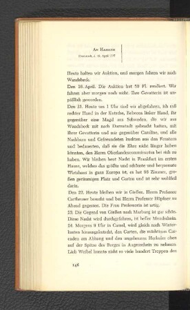 An Hamann Darmstadt, den 15. April 1777