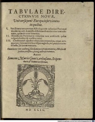 Tabulae directionum novae