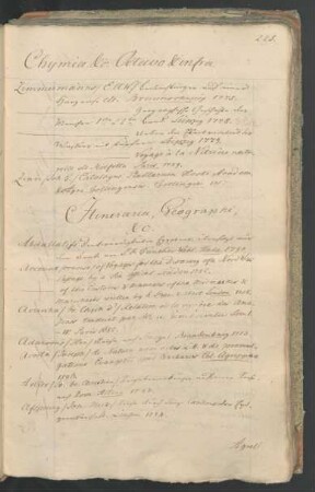Itineraria, Geographi etc.