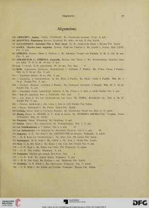 Allgemeines (Nr. 548a-1510)