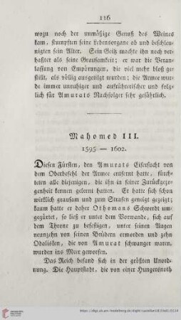 Mahomed III. 1595-1602