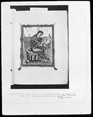 Evangeliar, angeblich aus Sankt Andreas zu Köln — Matthäus, Folio 22recto