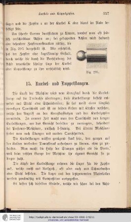 15. Kurbel und Kuppelstangen