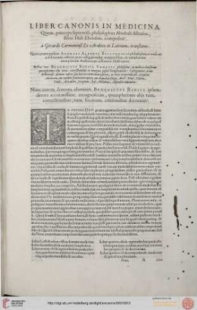 Liber Canonis in Medicina