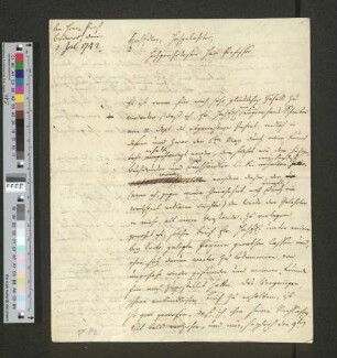 Brief an Johann Jakob Bodmer